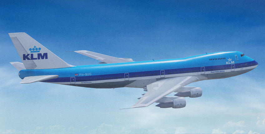 KLM (pre-2003 Livery) Boeing B747-200B