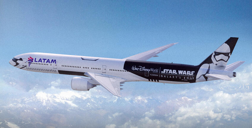 LATAM "Stormtrooper" Boeing B777-300ER