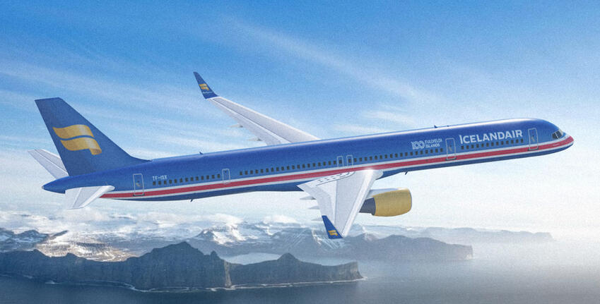 Icelandair "100 Years of Sovereignty" Boeing 757-300