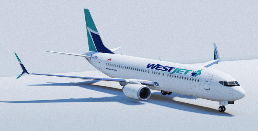 WestJet Boeing 737-800